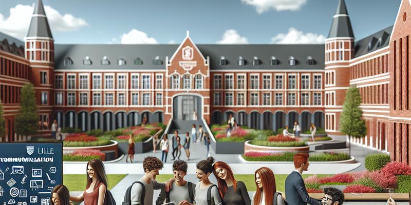 Étudier la Communication à l'Université de Lille Étudier la Communication à l'Université de Lille